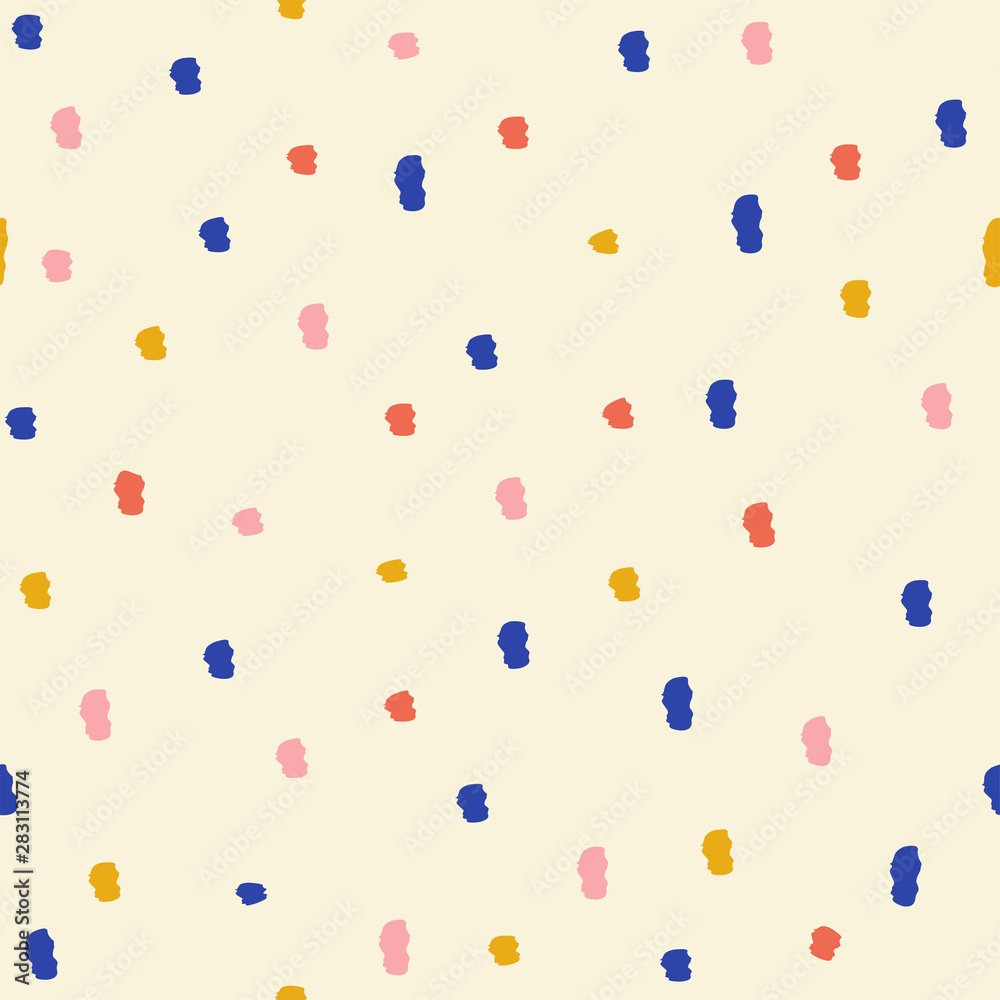 Fototapeta pattern of geometric shapes. Colorful abstract texture. spotty print. polka dot background for web, wallpaper, fabric, textile.