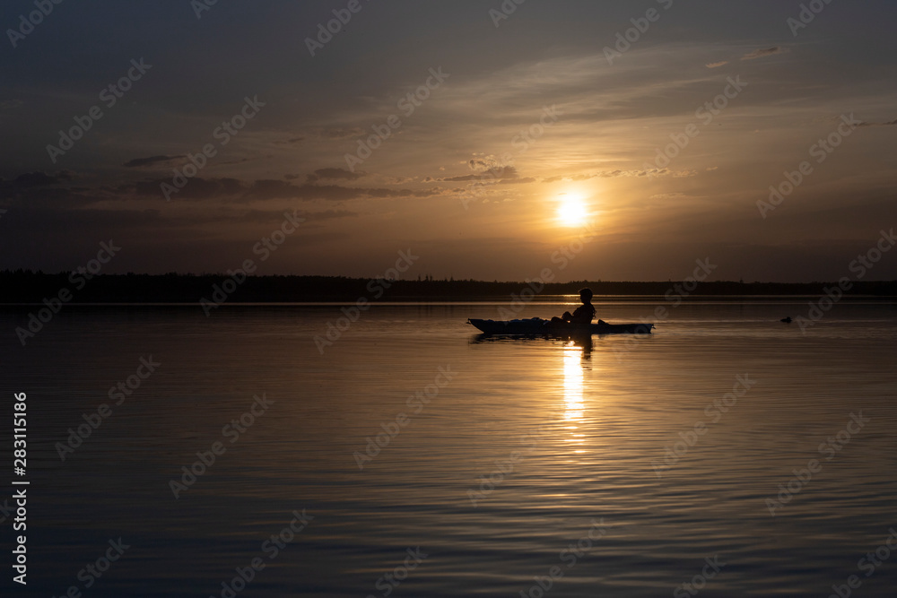 Kayak at Dusk Kayak at Dusk