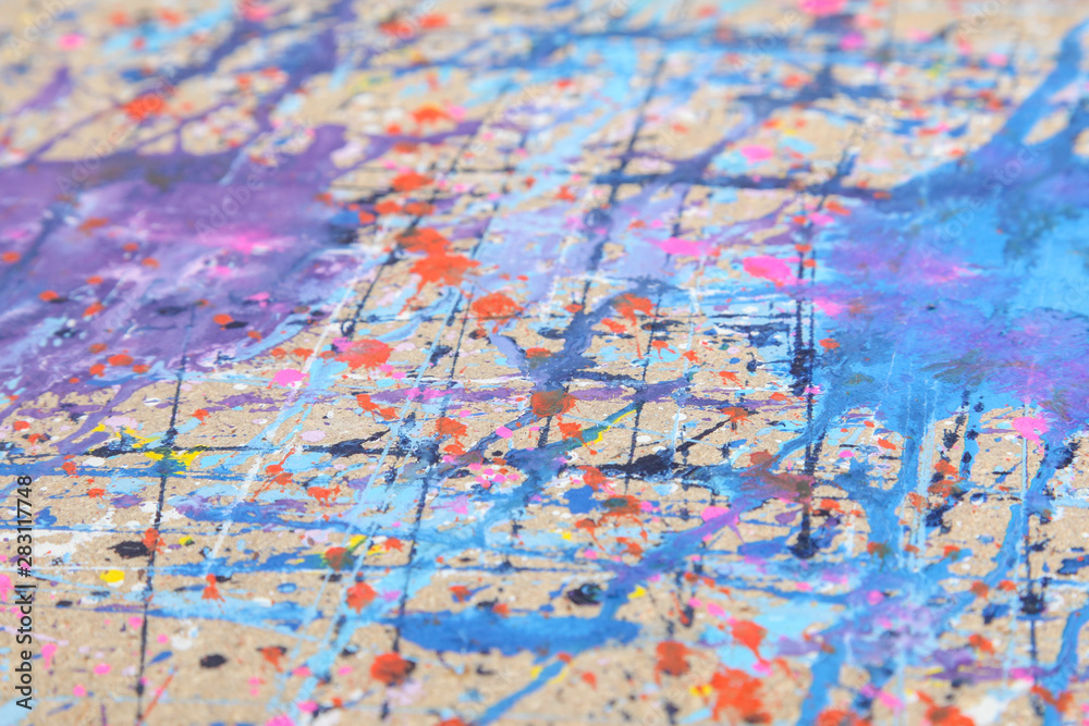 painted and colorful background painted and colorful background