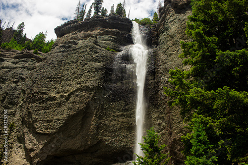 A water fall in the Colorado Rocky Mountains