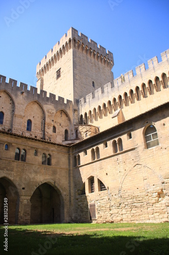 tour et remparts du palais des papes