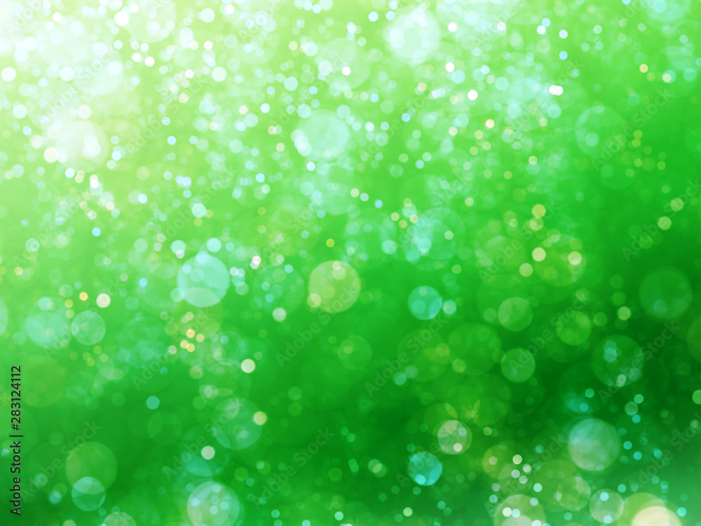 Green glitter defocused bokeh lights background for decoration concept and xmas holiday festival backdrop Green glitter defocused bokeh lights background for decoration concept and xmas holiday festival backdrop