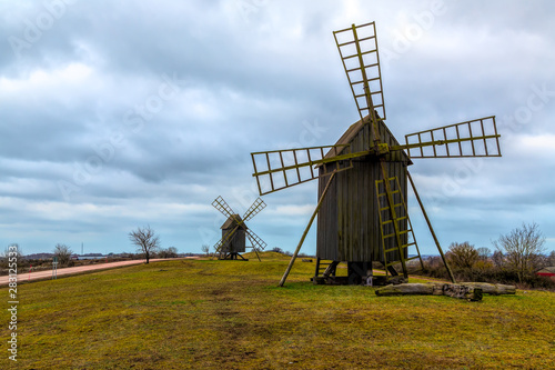 Old windmills on Öland