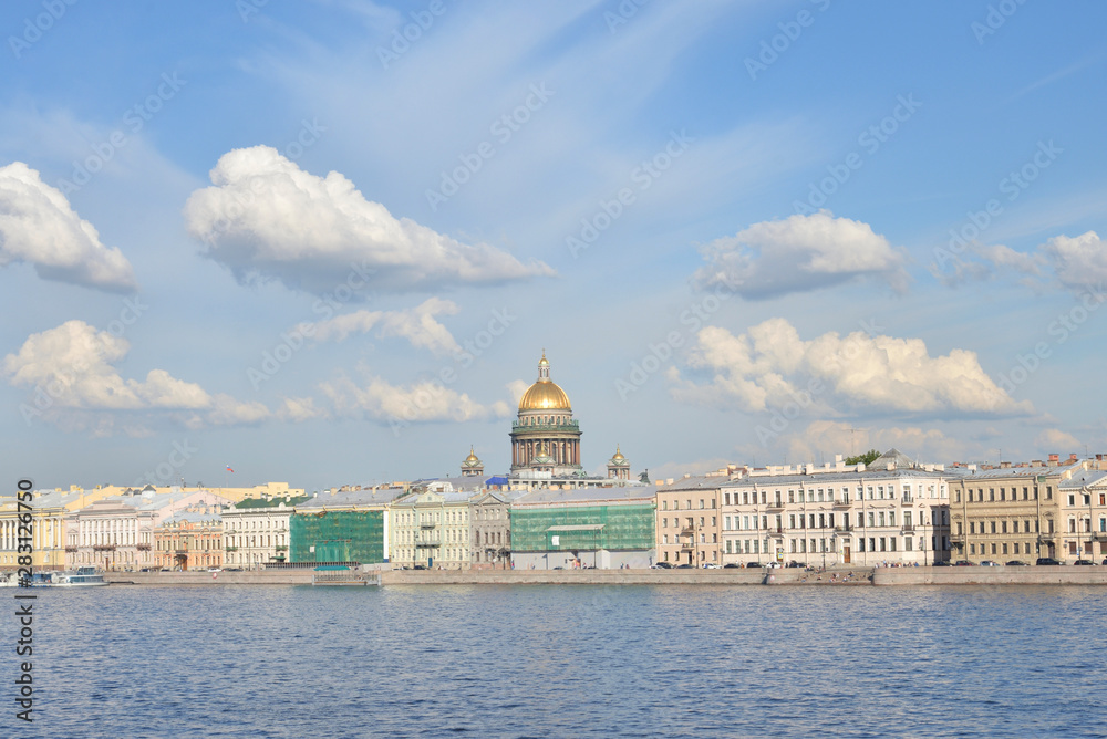 English embankment in St.Petersburg.