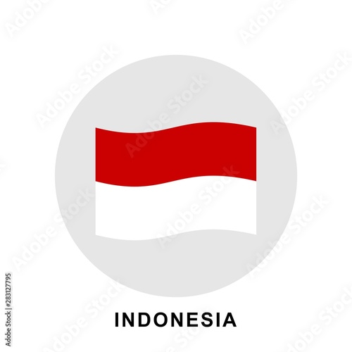 Indonesia flag flat design vector, red and white flag illustration, south east asia flag design. Free Download Indonesia flag flat design vector, red and white flag illustration, south east asia flag design. - GFXLoad