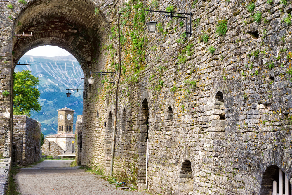 Gjirokaster Castle in Gjirokaster,  Albania