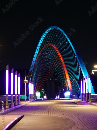 Daejeon Expo Bridge LED Skyline © Martin