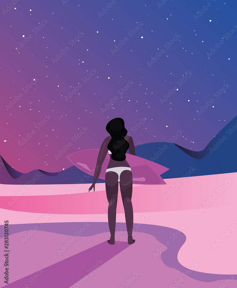 woman summer time vacations design woman summer time vacations design