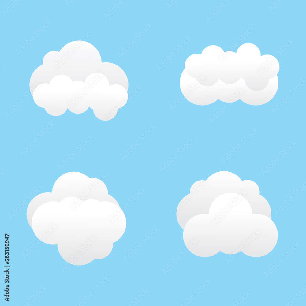 Cloud logo vector design template - vector