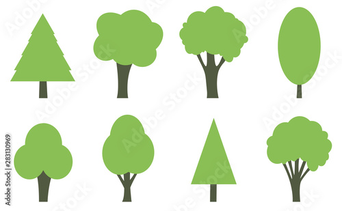 Flat tree forest organic sh...