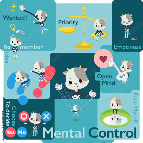 animal Cow boy_Mental