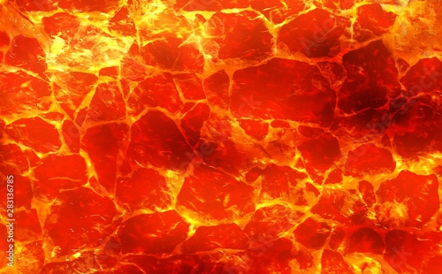 red hot lava pattern background photo