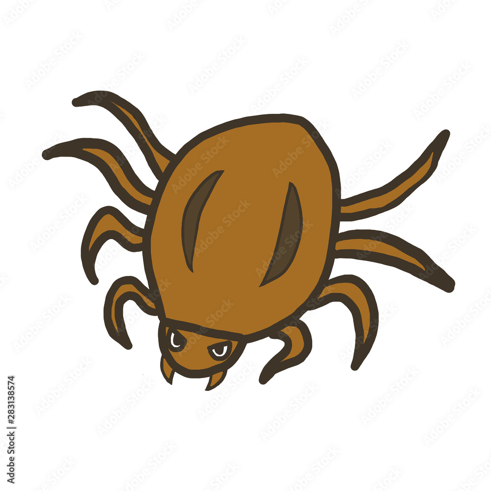 マダニのイラスト ダニのイラスト Stock Illustration Adobe Stock
