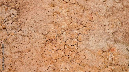 The surface of the soil that is dry without rain