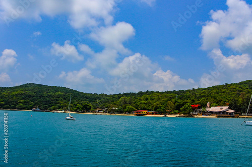 Calm sea and blue sky