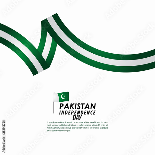 Pakistan Independence Day Celebration Vector Template Design Illustration