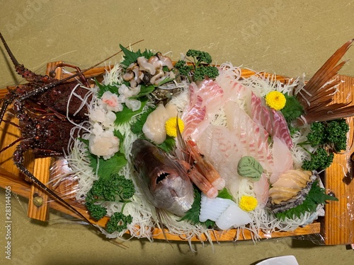 easter cake with eggs and flowers