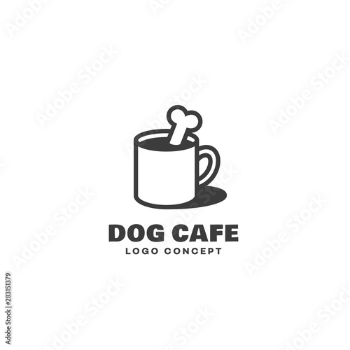 Dog cafe logo