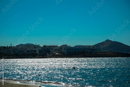 The beaches of Paros island