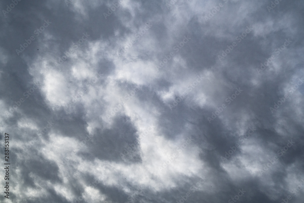 Obraz premium Dark cloud before rainy day.