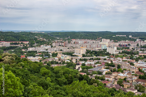 Architecture of Lviv. Lviv is the cultural center of Ukraine. Television and town hall in the center. Tourist attractions. .