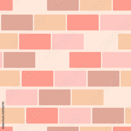 Seamless Pattern - Cute Brick