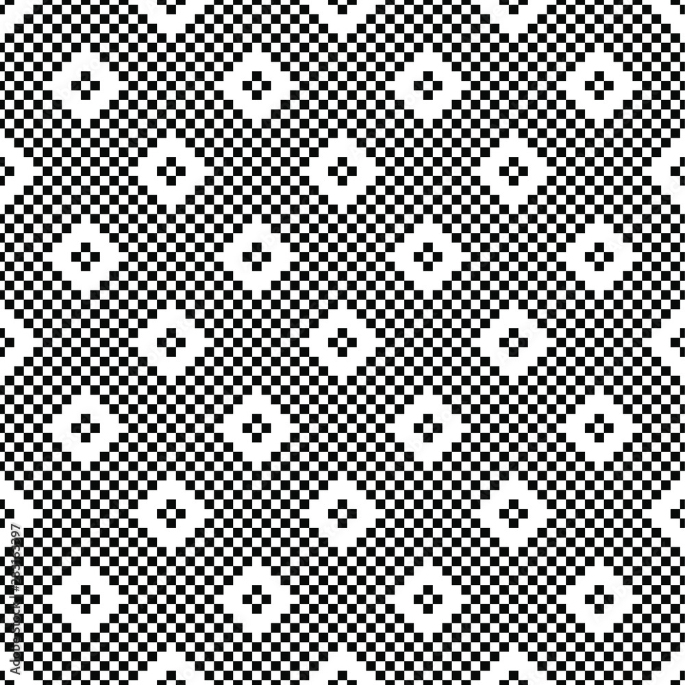 Seamless geometric pattern. Abstract vector background of black squares. Seamless geometric pattern. Abstract vector background of black squares.