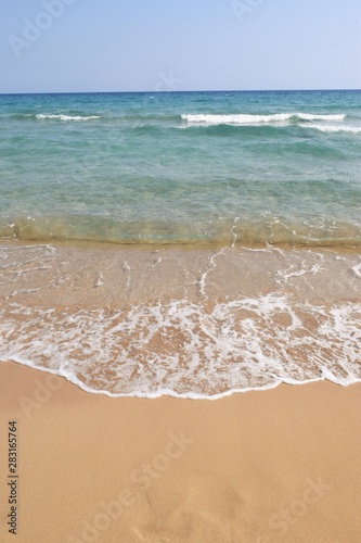 Wallpaper Mural Beautiful mediterranean waves sea, Cyprus Torontodigital.ca