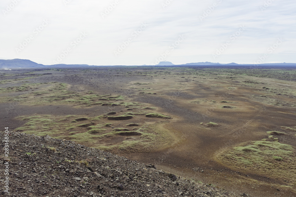Iceland Crater landscape