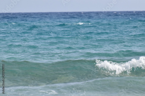 Beautiful mediterranean waves sea, Cyprus