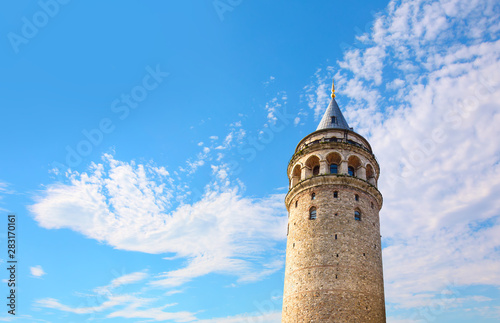 Galata tower near old town - Istanbul, Turkey