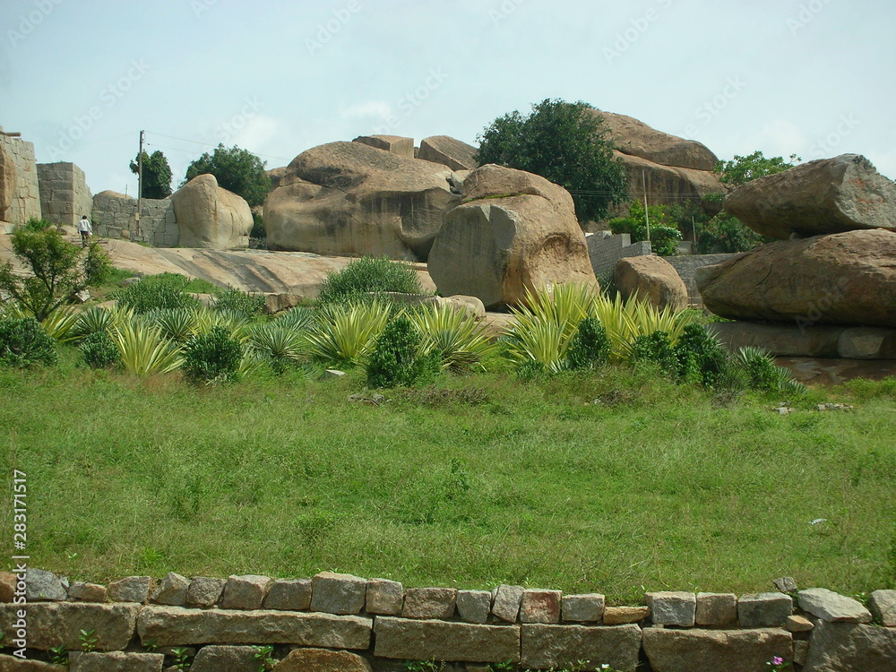 the ruins of Hampi, India