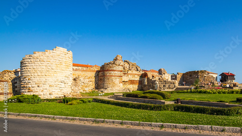 Quadro su tela Nessebar fortress wall