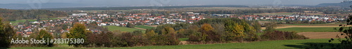 Panoramic view of Bad Erlach in Lower Austria Europe