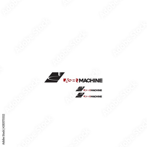   Iliumustration consisting of  CNC machine images in the form of a symbol or logo