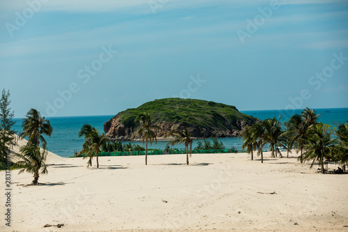 The beautiful island in Phan Thiet, Vietnam