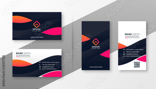 stylish corporate card design for your business