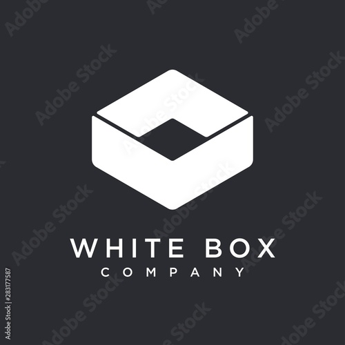 Vector logo for package delivery box