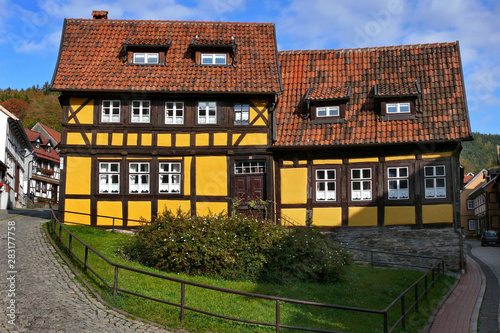 Fachwerkhaus in Stolberg, Südharz (Sachsen-Anhalt)/ Deutschland photo