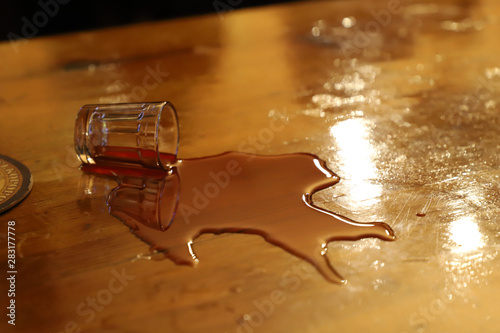  spilled alcohol - pub art