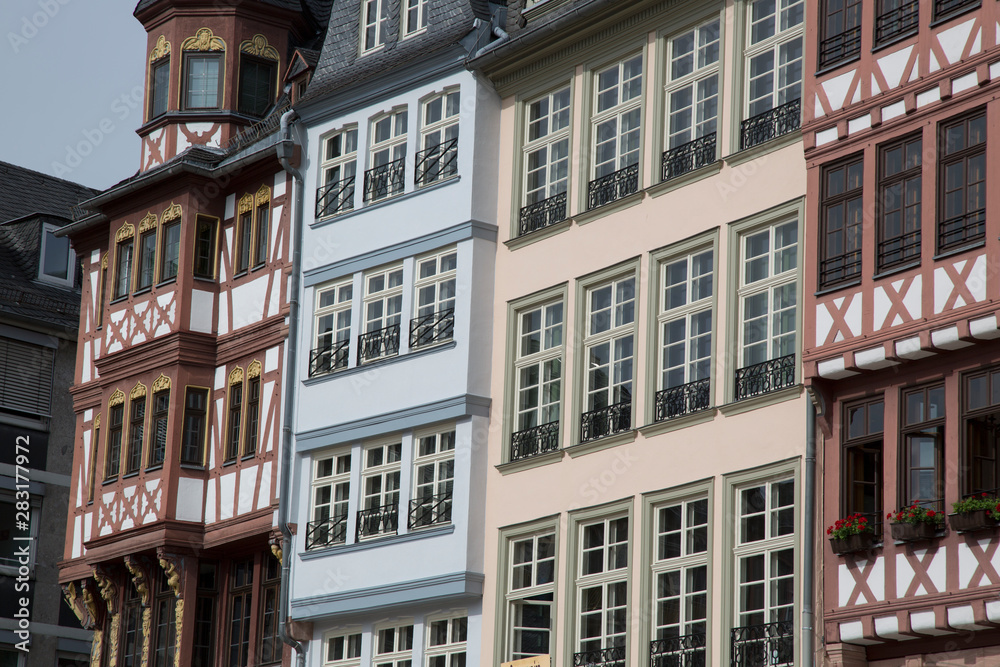 Obraz premium Romerberg Square Facade, Frankfurt