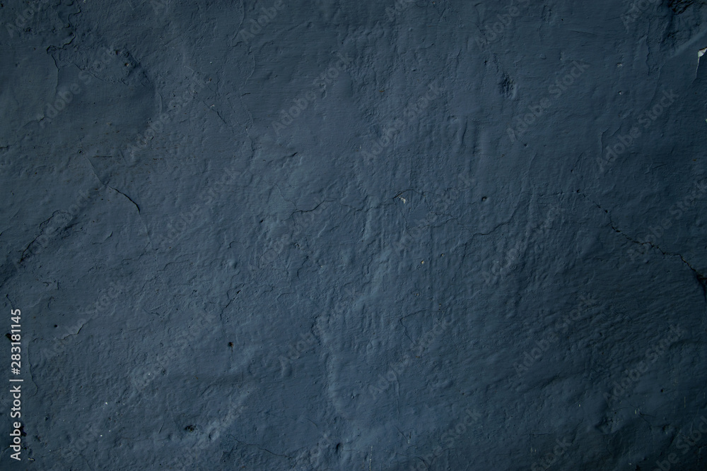 Naklejka premium Gray texture wall cracks in different places