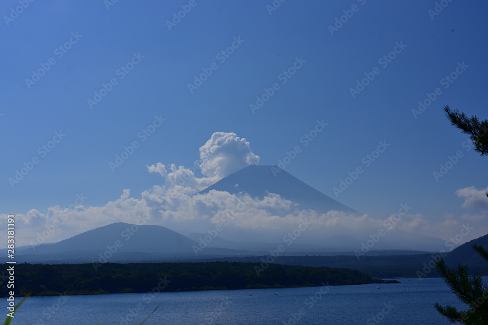 Whenever I go by, Mt. Fuji is in the clouds