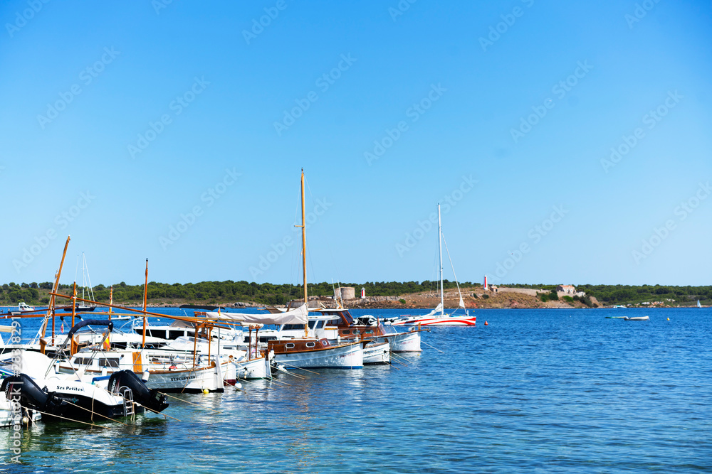 Old Port in Menorca Balearic Islands Spain