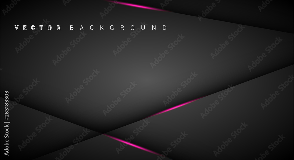 Pink light line shadow dark grey luxury background