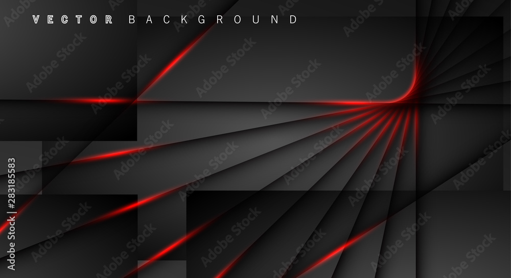Red light line shadow dark grey luxury background Red light line shadow dark grey luxury background