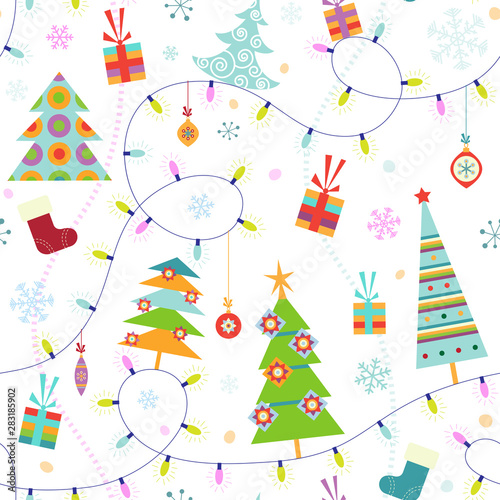 Seamless christmas pattern