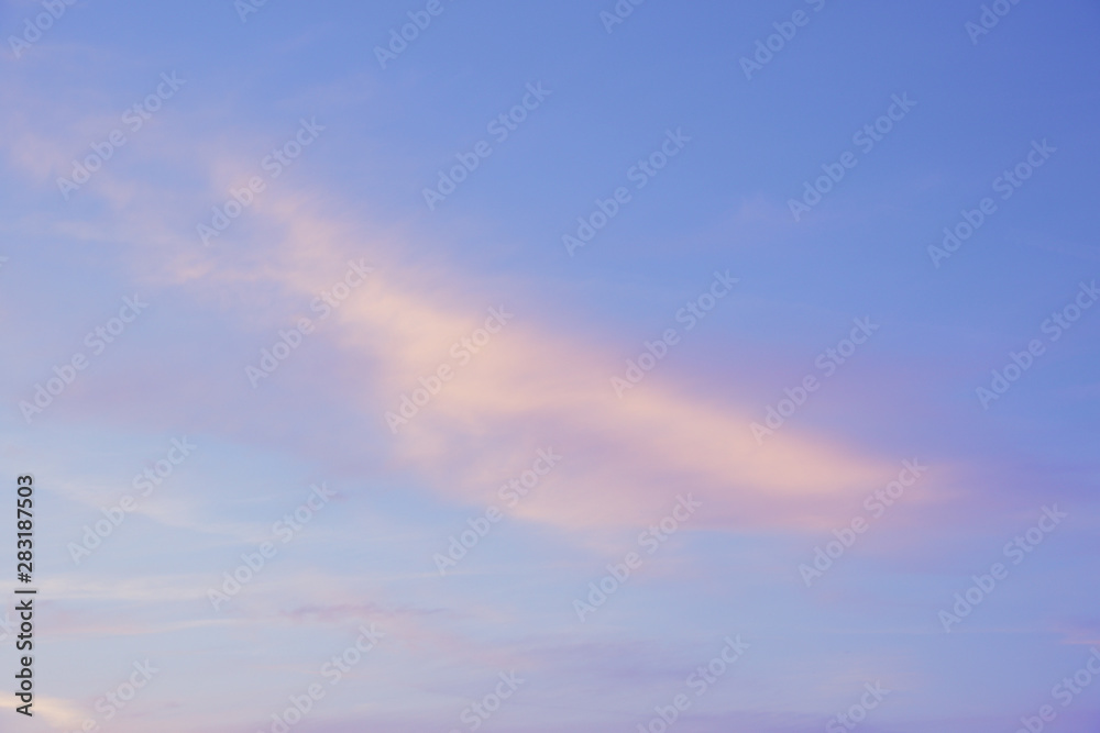 pink blue pastel clouds background