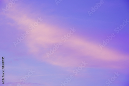 pink blue pastel clouds background © Iveta