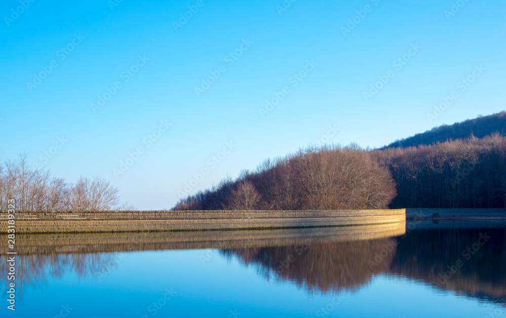 Fototapeta premium Lake and relax in the mountains